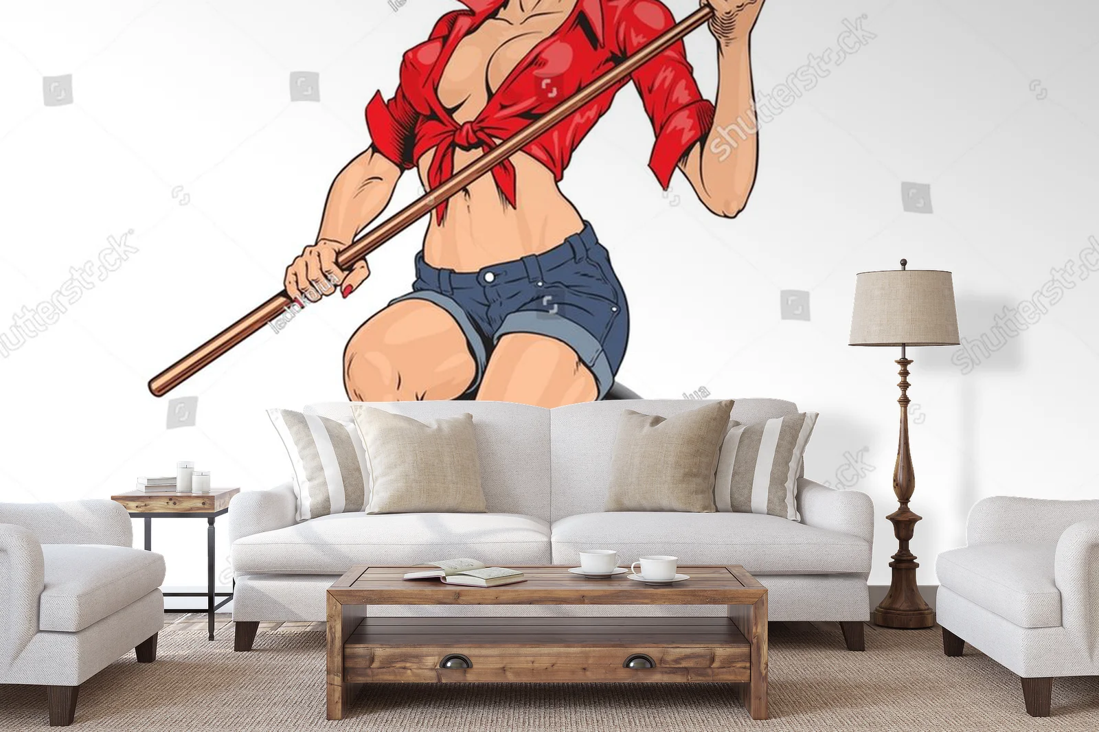 Pin Up Girl w Billiardowej Aranżacji