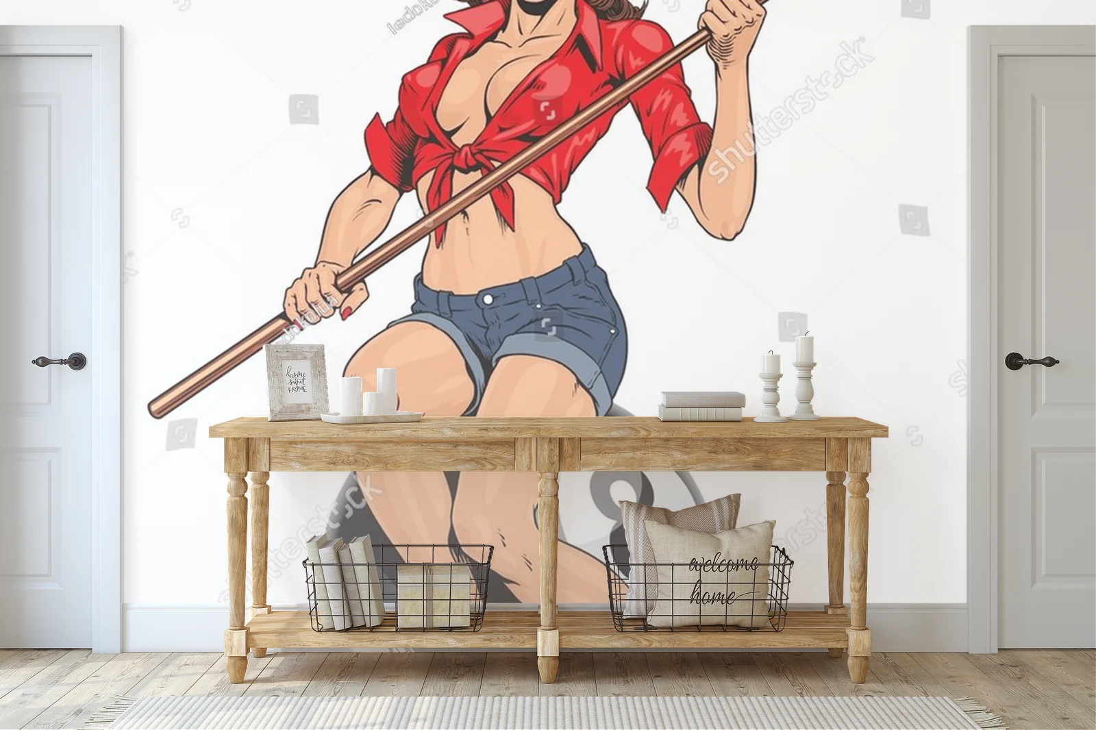 Pin Up Girl w Billiardowej Aranżacji