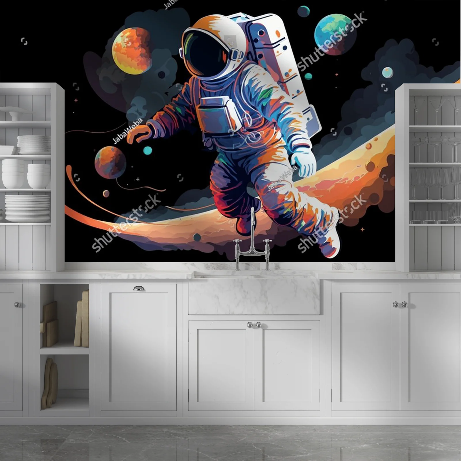Kosmiczna podróż wśród planet i gwiazd