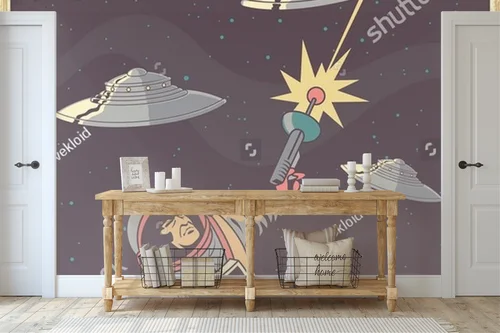 Kosmiczne przygody w retro stylu sci-fi