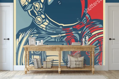 Kosmiczna podróż w retro kolorach galaktyki
