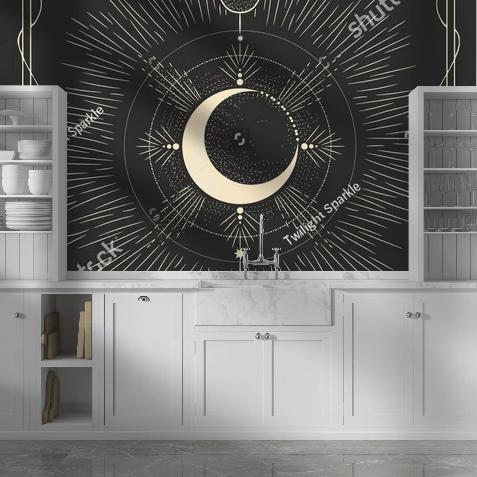 Magiczne tarotowe karty w vintage stylu