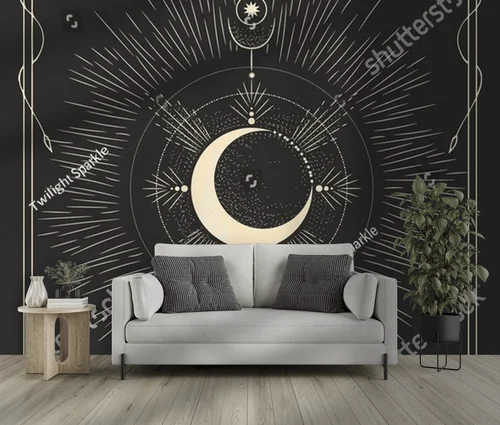 Magiczne tarotowe karty w vintage stylu