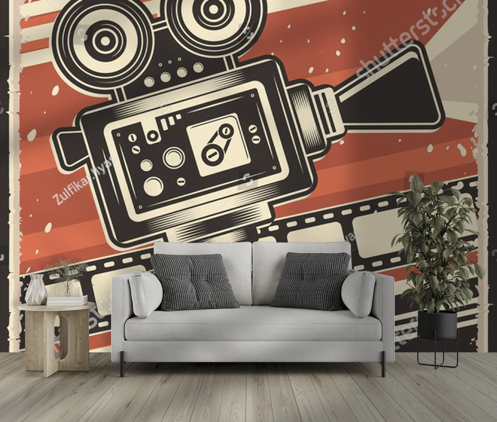Retro filmowa elegancja w nostalgicznych barwach