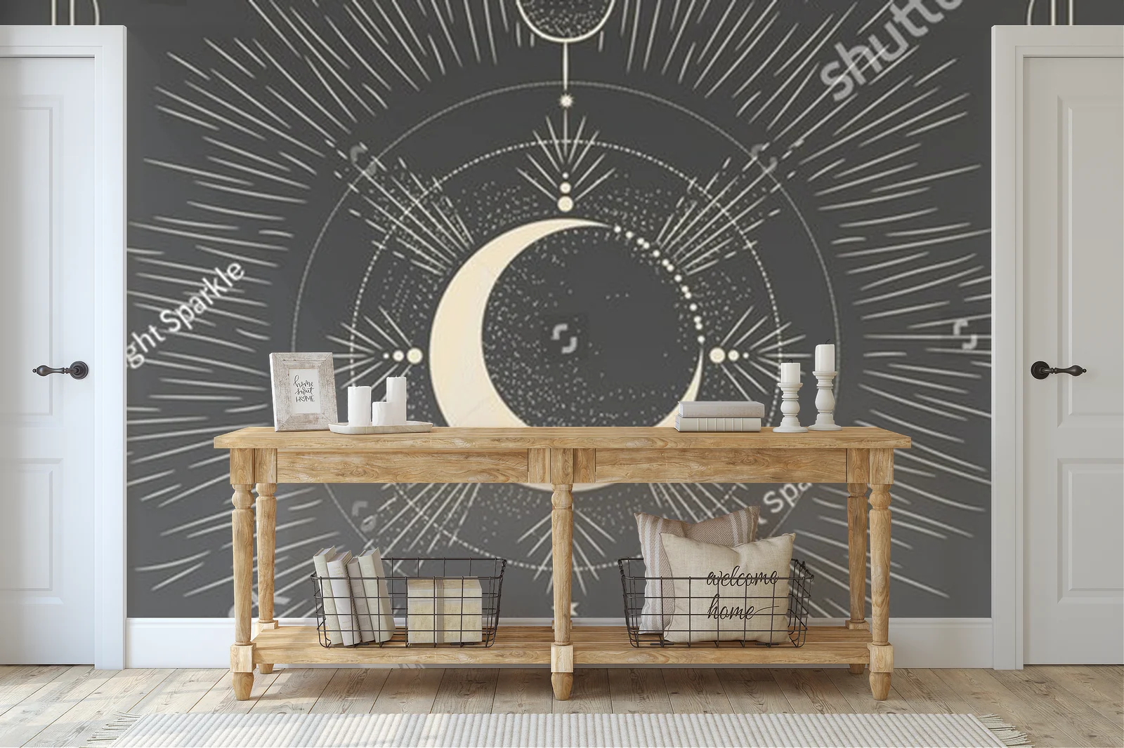 Magiczne tarotowe karty w vintage stylu