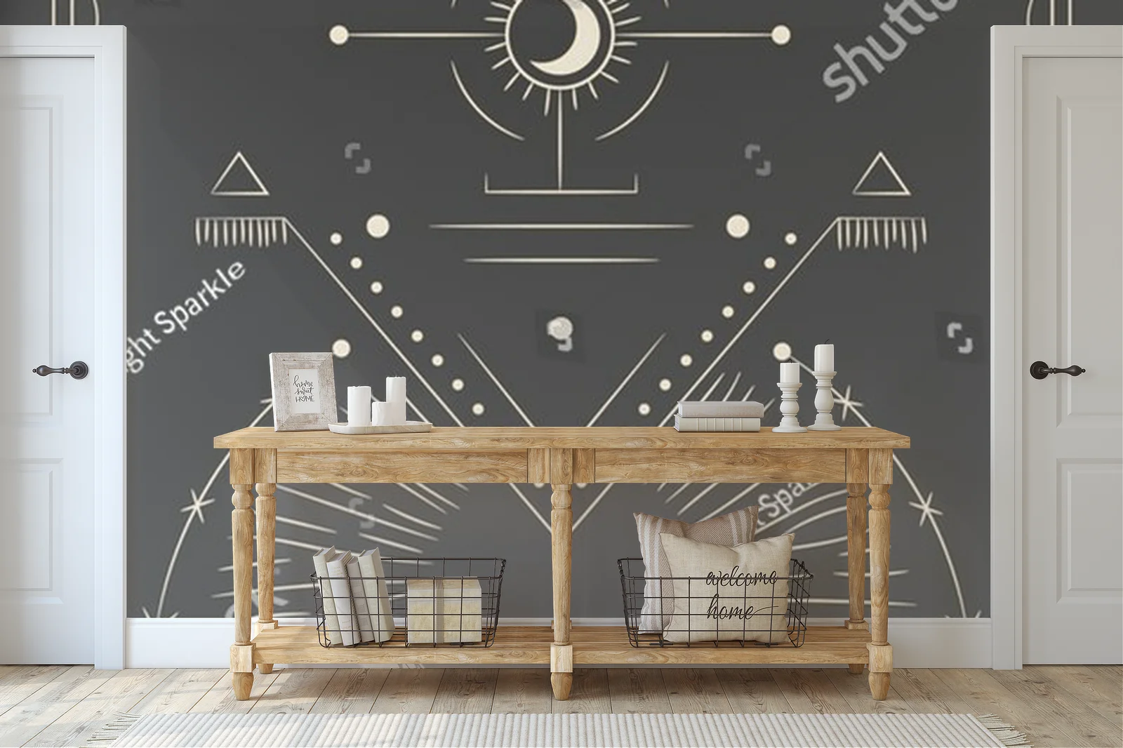 Tajemnicze karty tarota w vintage stylu