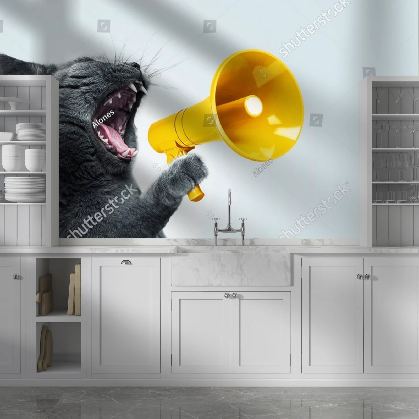 Energiczne meowing w pastelowych barwach