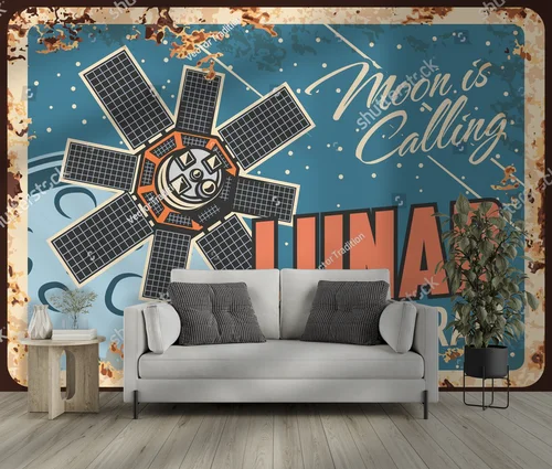 Lunar Explorations in Rusty Galaxy Hues