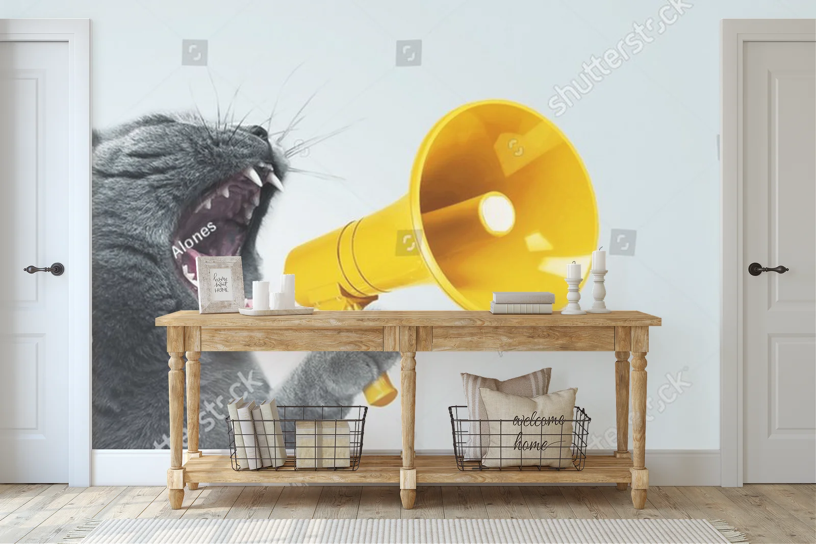 Energiczne meowing w pastelowych barwach