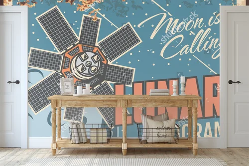 Lunar Explorations in Rusty Galaxy Hues