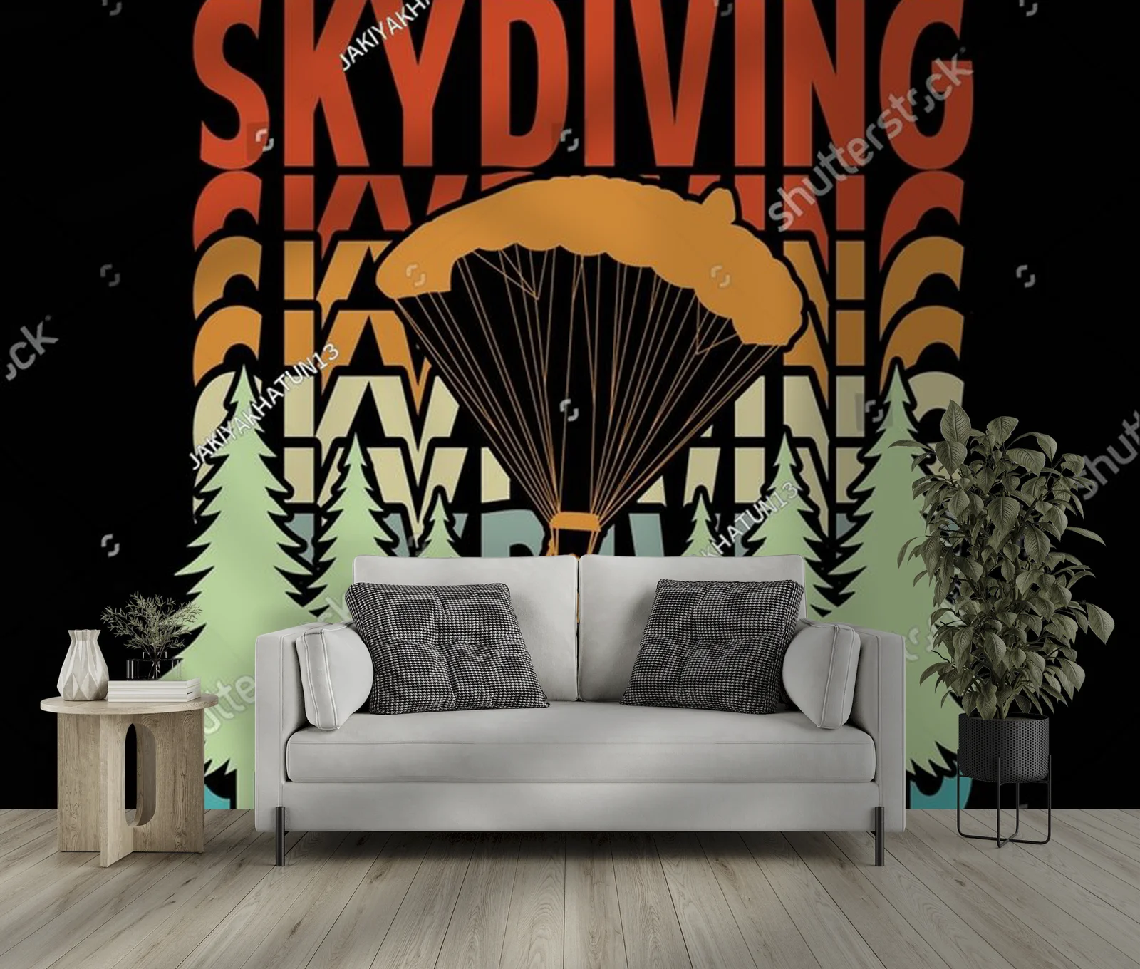Retro design dla miłośników skydive'u