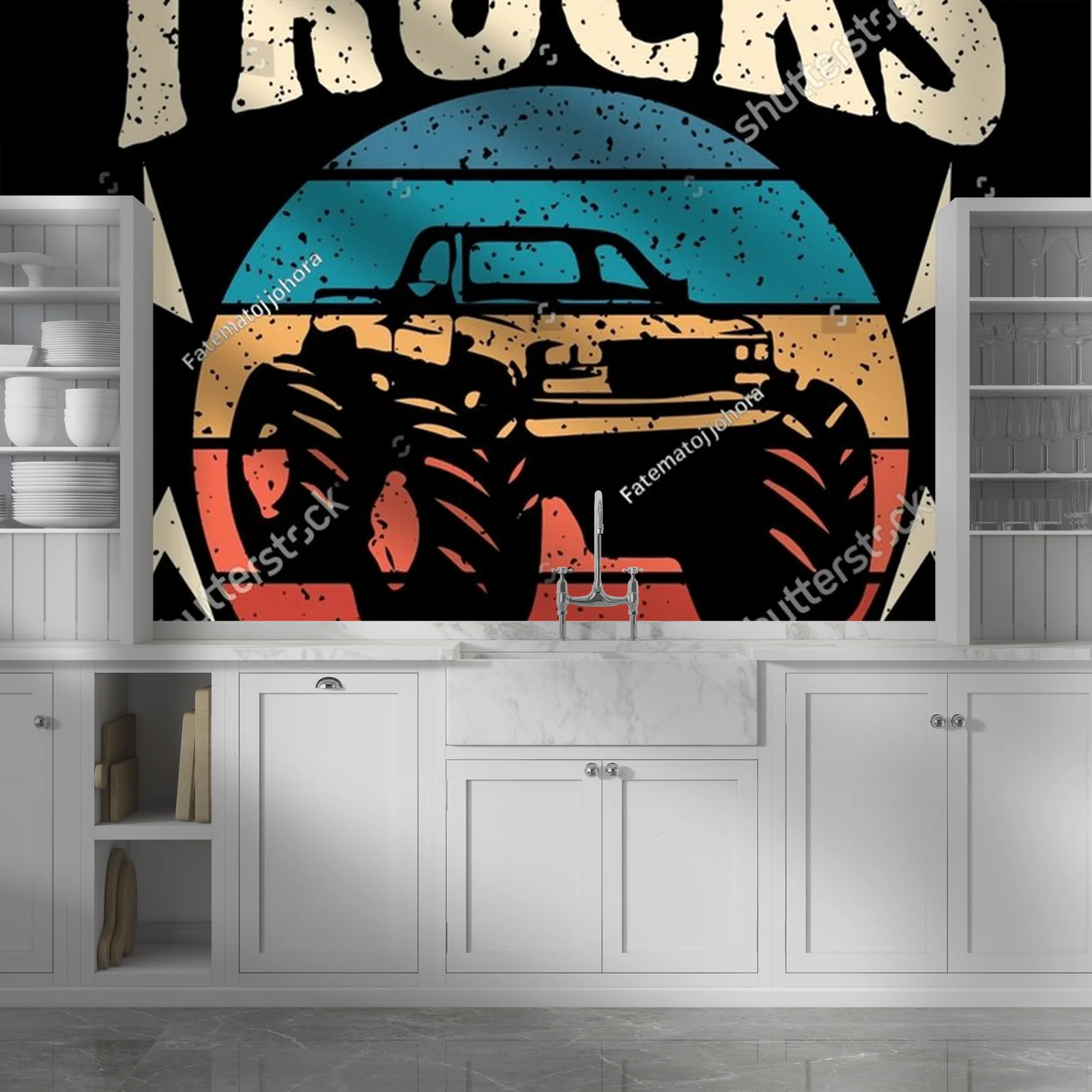 Potężne samochody 4x4 w retro stylu