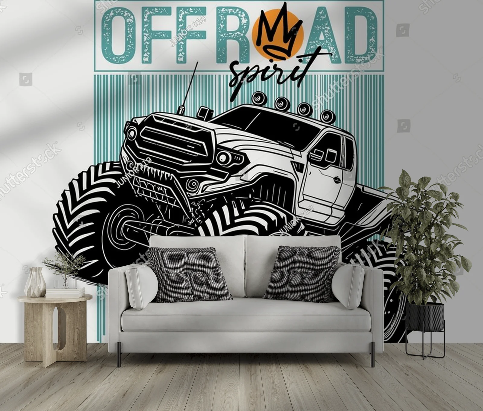 Potężny monster truck na off-roadowe przygody