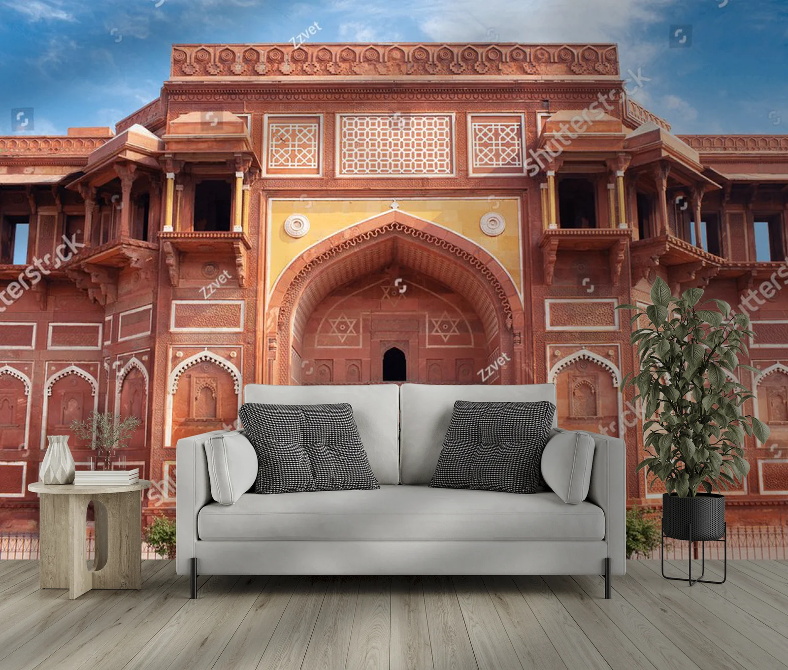 Zachwycająca architektura Jahangir Palace w Agra