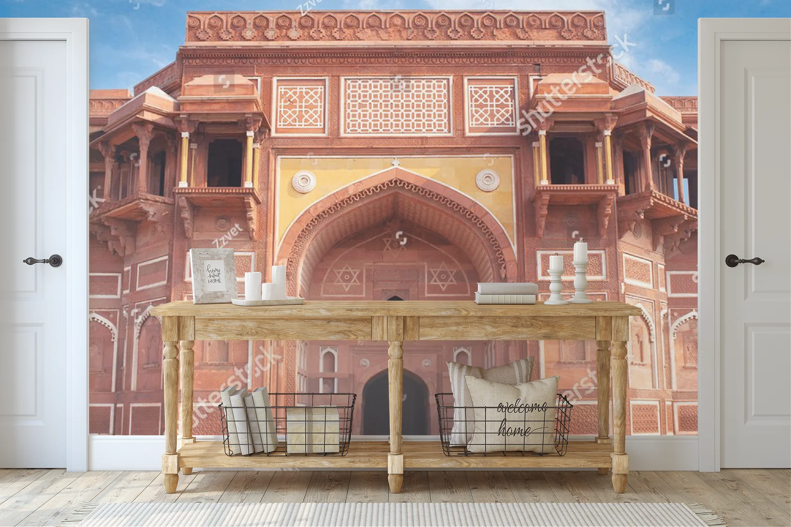 Zachwycająca architektura Jahangir Palace w Agra
