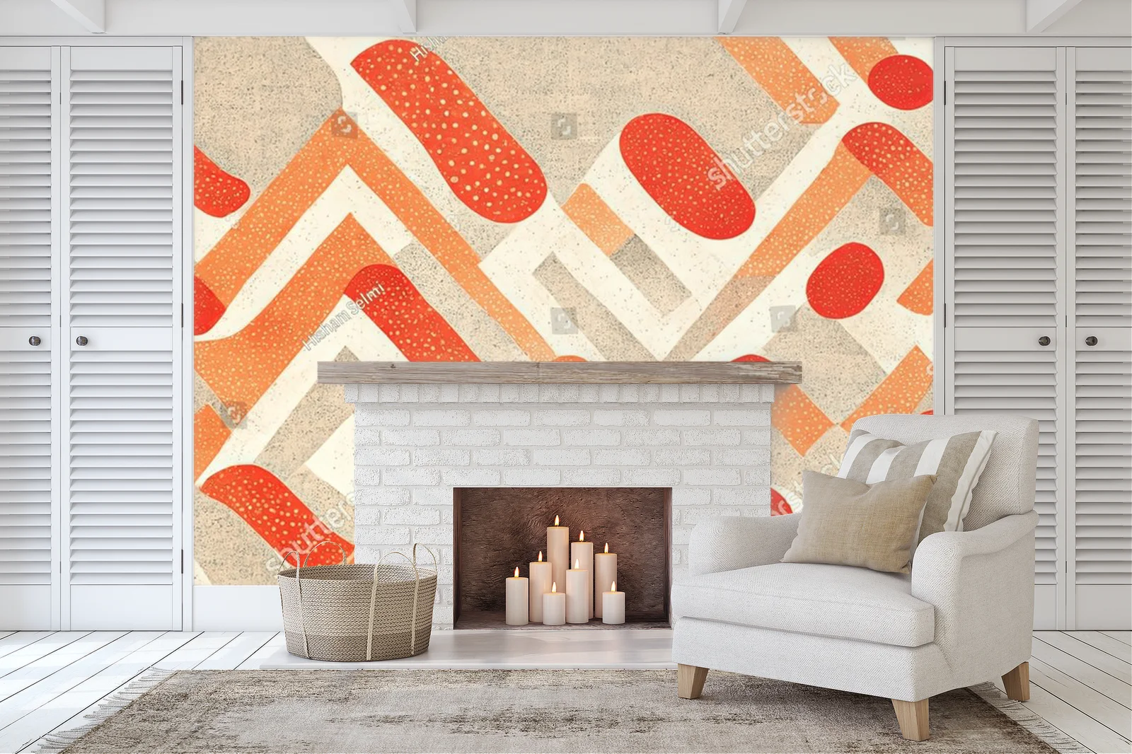 Elegancka abstrakcja w pastelowych tonach