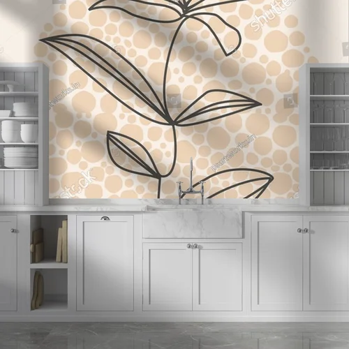 Minimalistyczna botaniczna kompozycja pełna harmonii