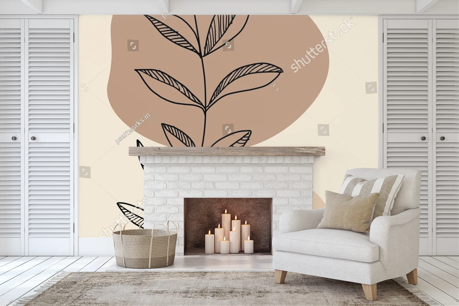 Elegancka minimalizm w boho klimacie z botanicznym akcentem