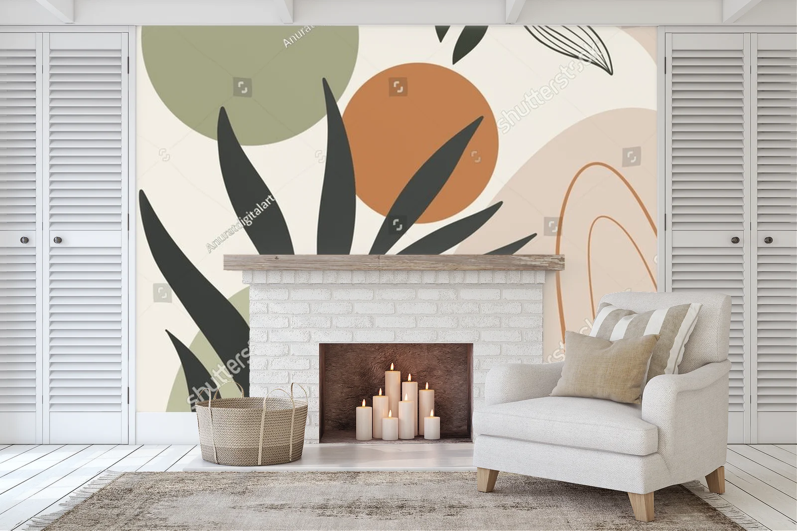 Elegancka geometria w delikatnych, pastelowych tonach