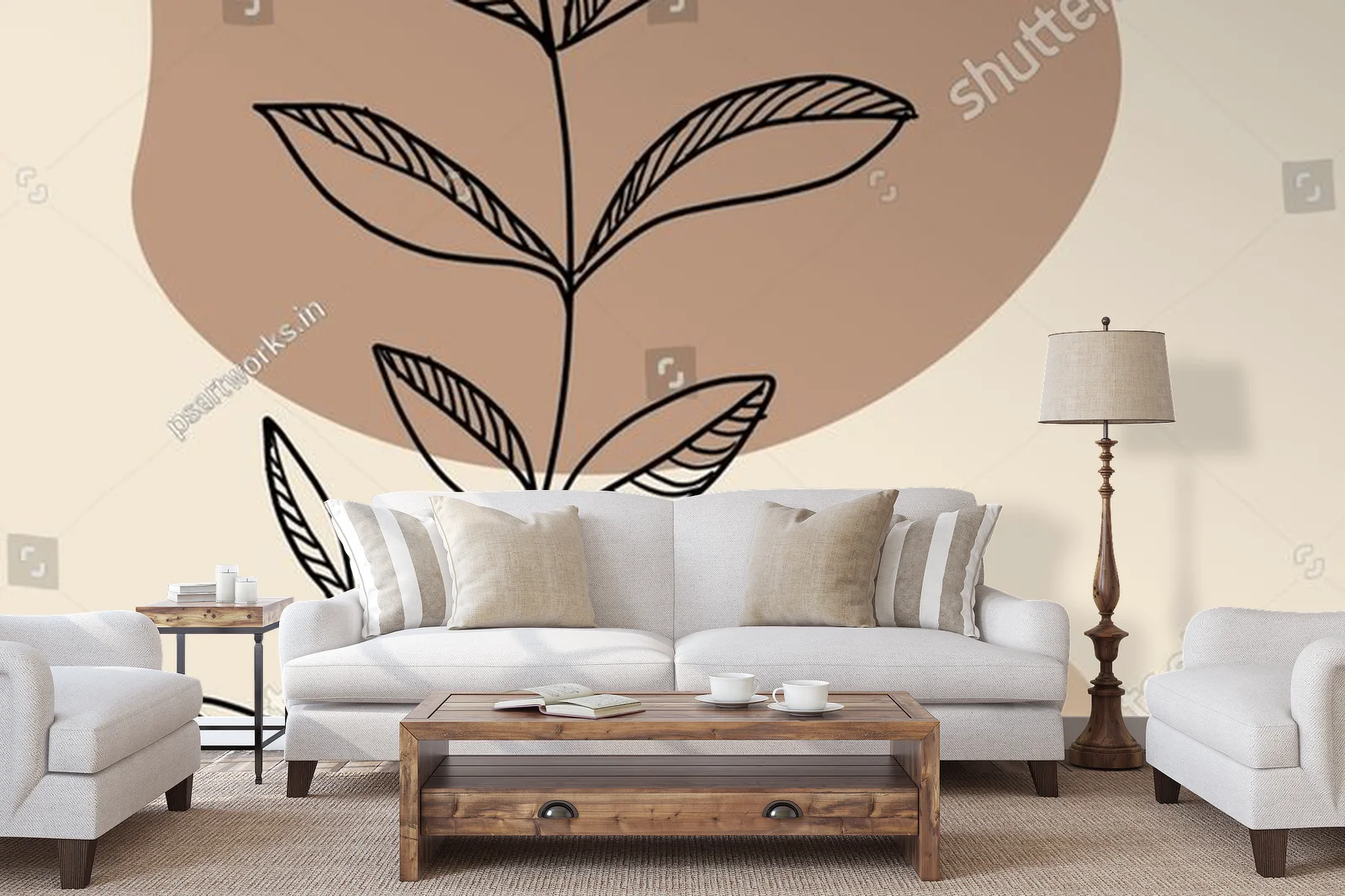 Elegancka minimalizm w boho klimacie z botanicznym akcentem
