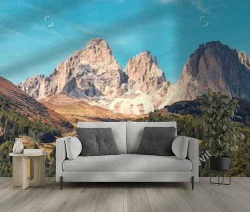 Misterne piękno Dolomitów w niebieskich odcieniach