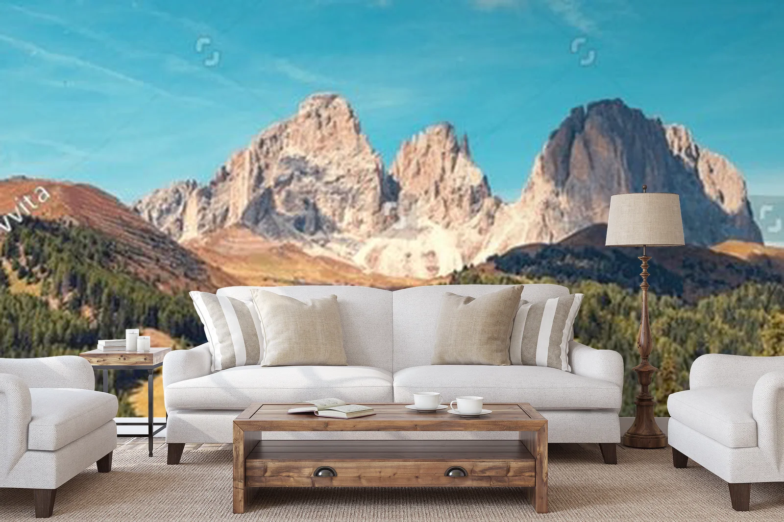 Misterne piękno Dolomitów w niebieskich odcieniach
