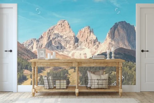 Misterne piękno Dolomitów w niebieskich odcieniach