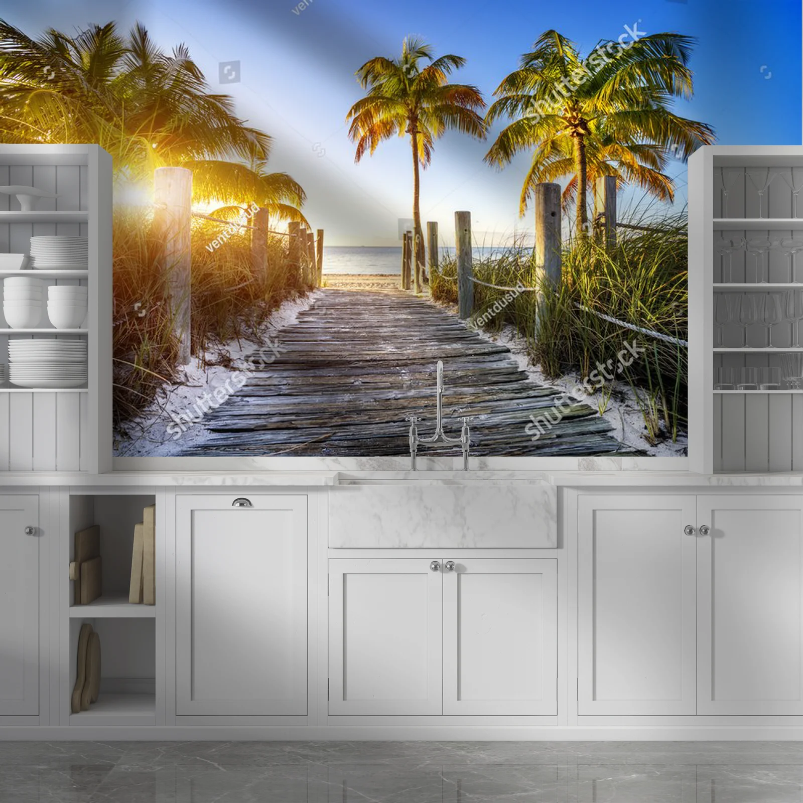 Rajskie plaże Key West w delikatnych odcieniach