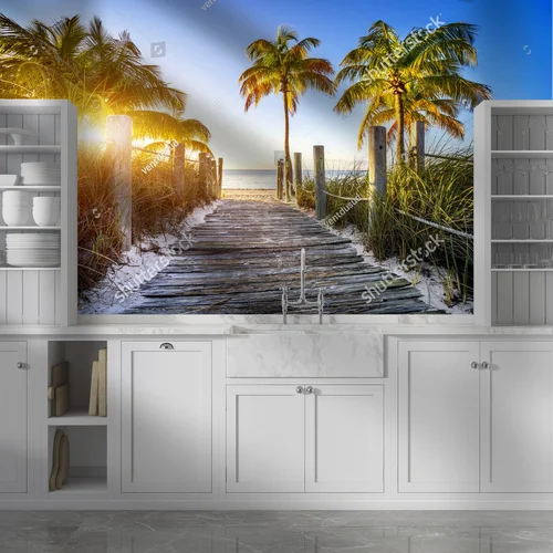 Rajskie plaże Key West w delikatnych odcieniach