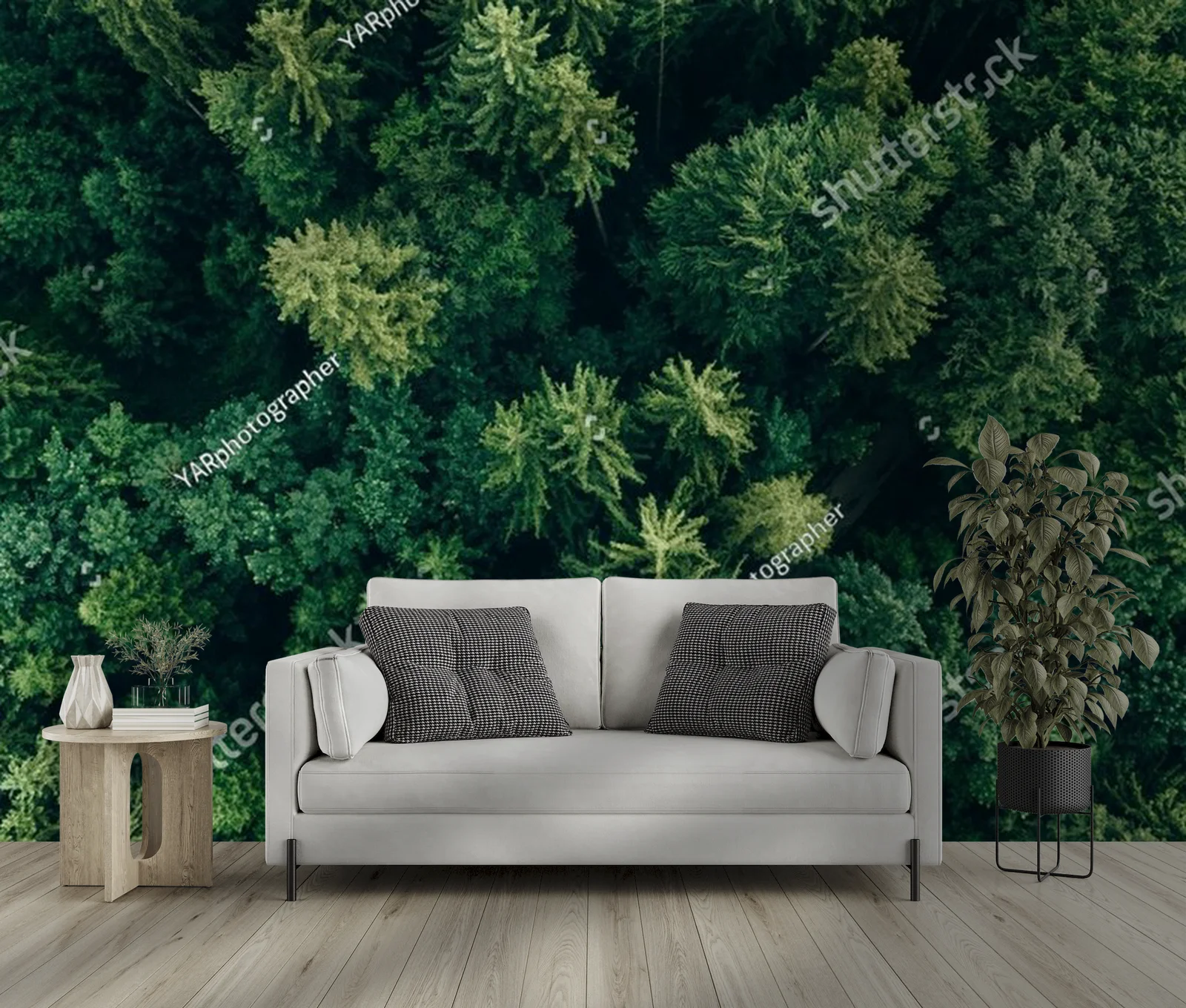 Leśna panorama o intensywnych barwach