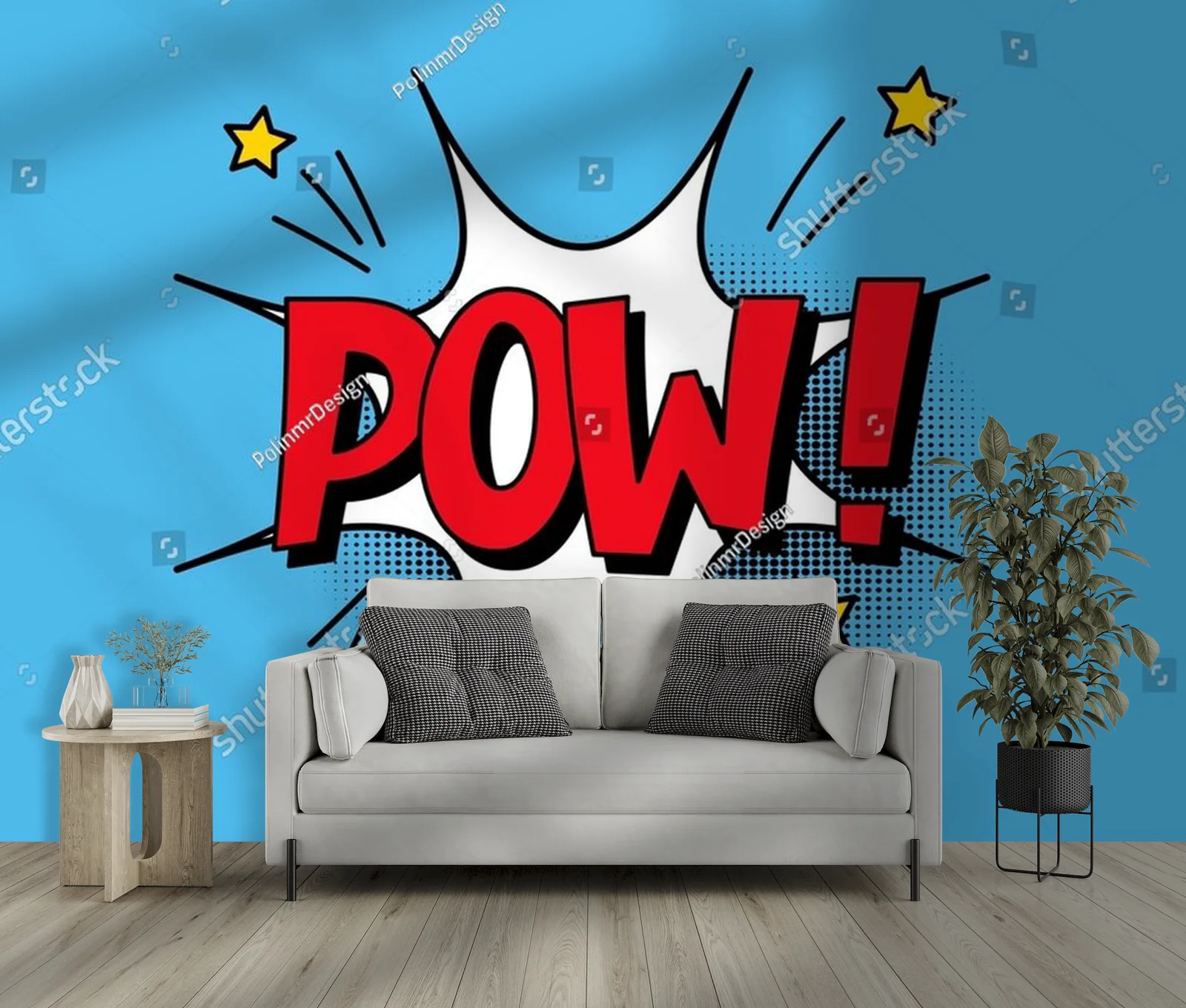 Ekspresyjna chwila w barwach pop-artu