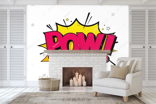 Radosne liternictwo w retro pop-artowym stylu