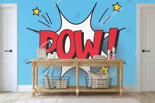 Ekspresyjna chwila w barwach pop-artu