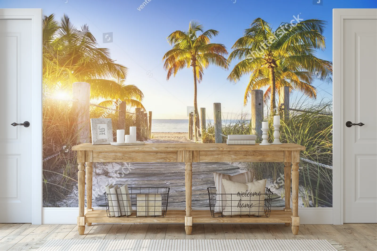 Rajskie plaże Key West w delikatnych odcieniach
