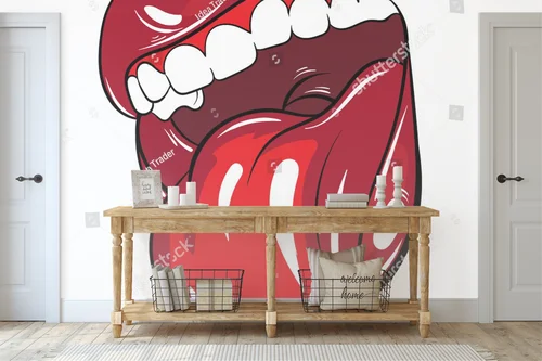 Ekspresyjny uśmiech: graffiti dla rockowych dusz