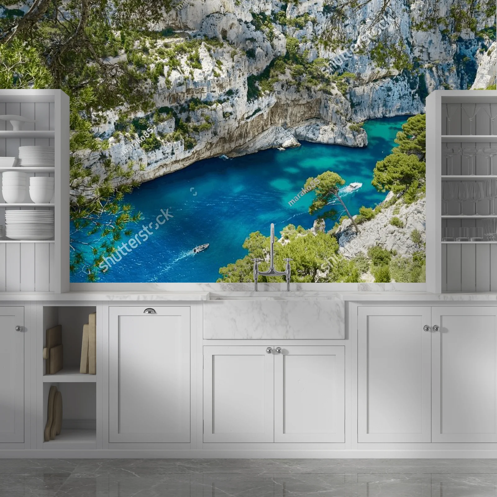 Magia Calanque d'En-Vau w pastelowych odcieniach