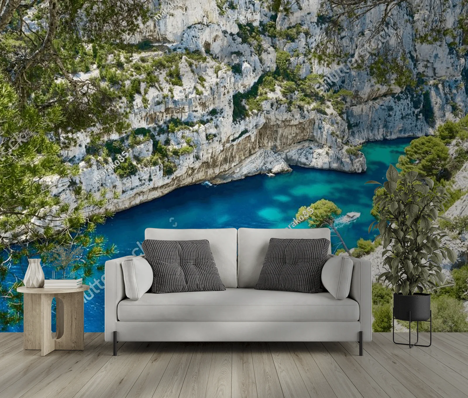Magia Calanque d'En-Vau w pastelowych odcieniach