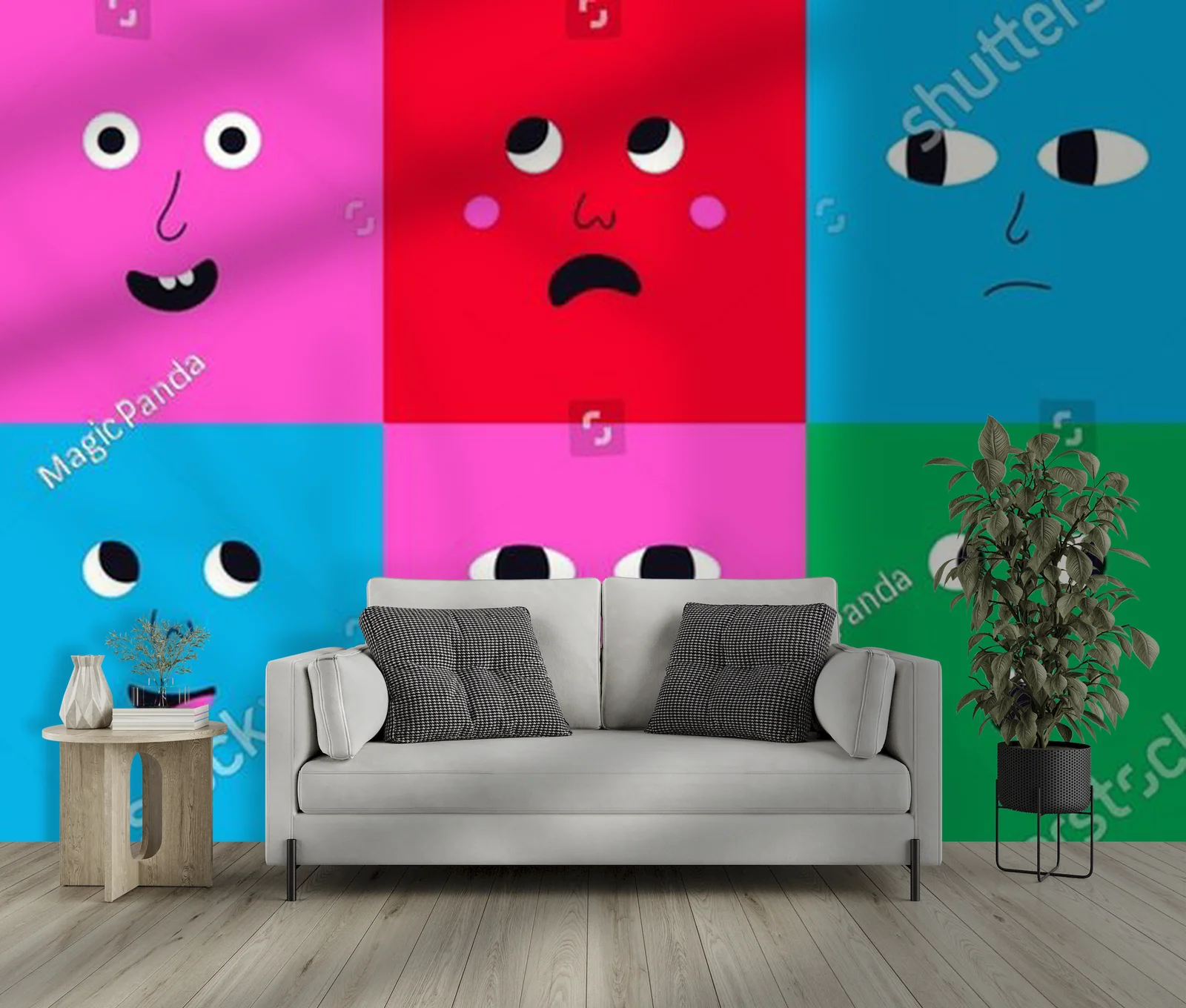Kolorowe Awatary: Emocje w Doodlowym Stylu