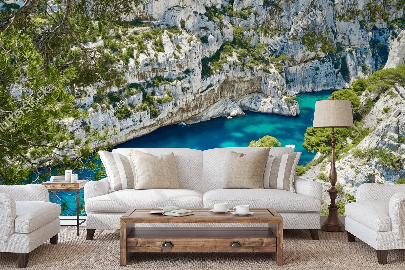 Magia Calanque d'En-Vau w pastelowych odcieniach