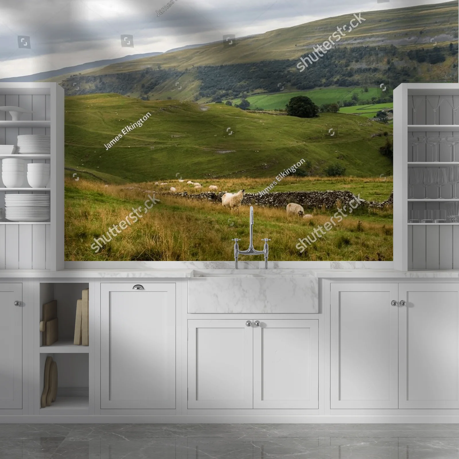 Spokój i urok Yorkshire Dales z owcami