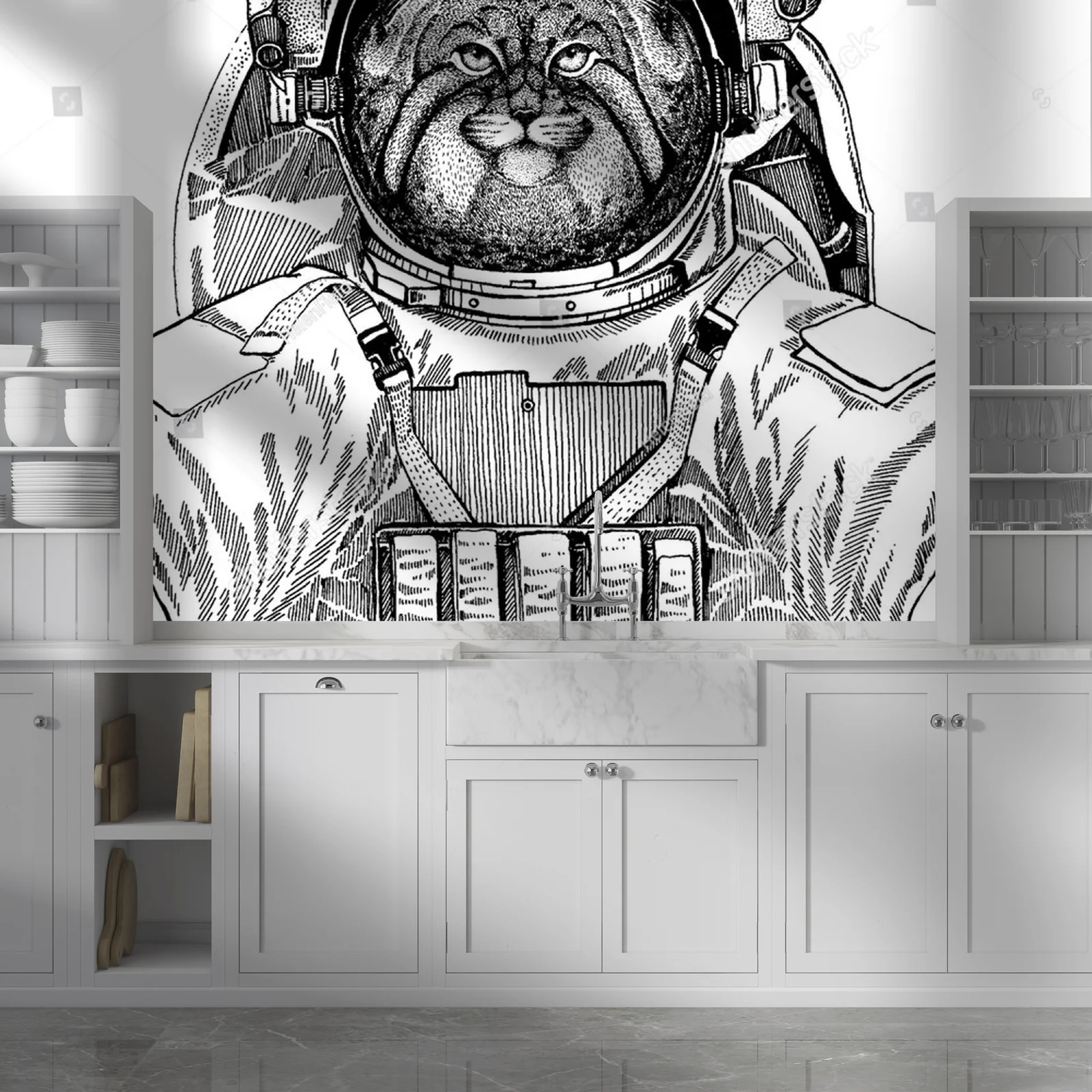 Kosmos w duszy - astronauta z magicznym lwem