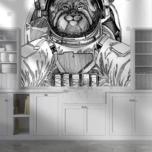 Kosmos w duszy - astronauta z magicznym lwem
