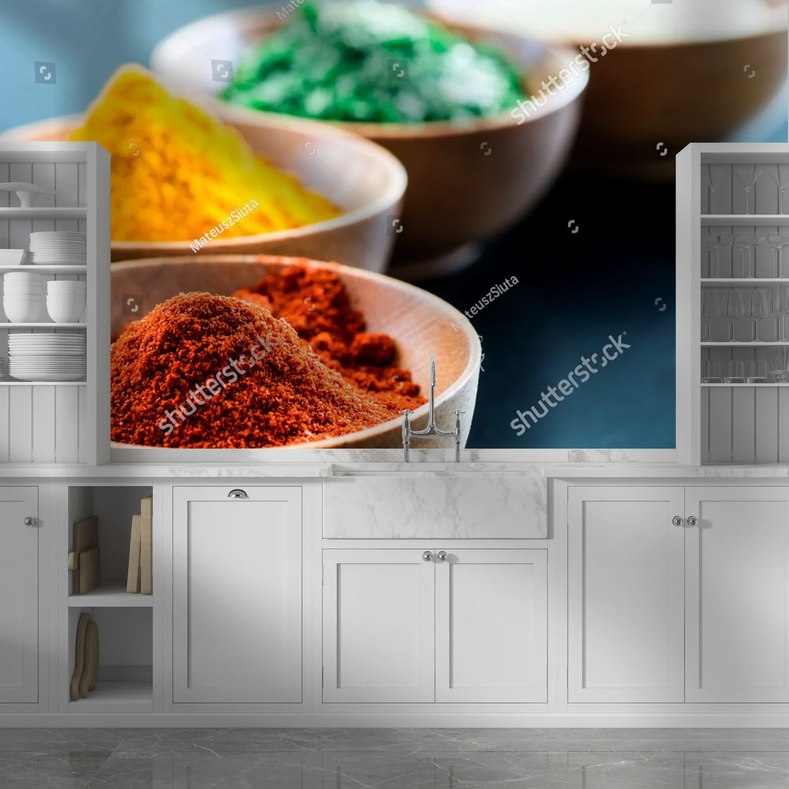 Aromatyczne przyprawy w naturalnych misach