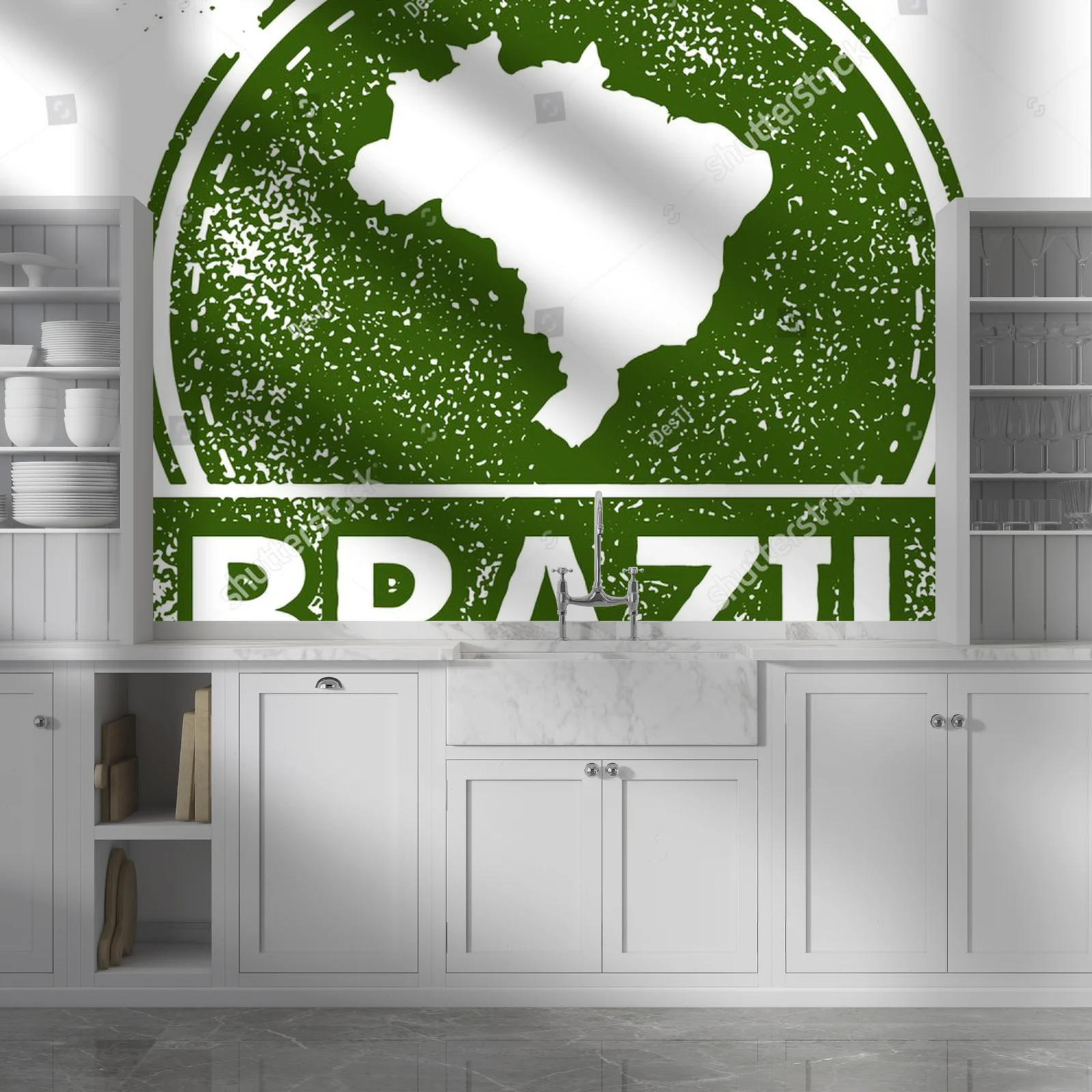 Vintage akcenty w odcieniach bieli i brązu