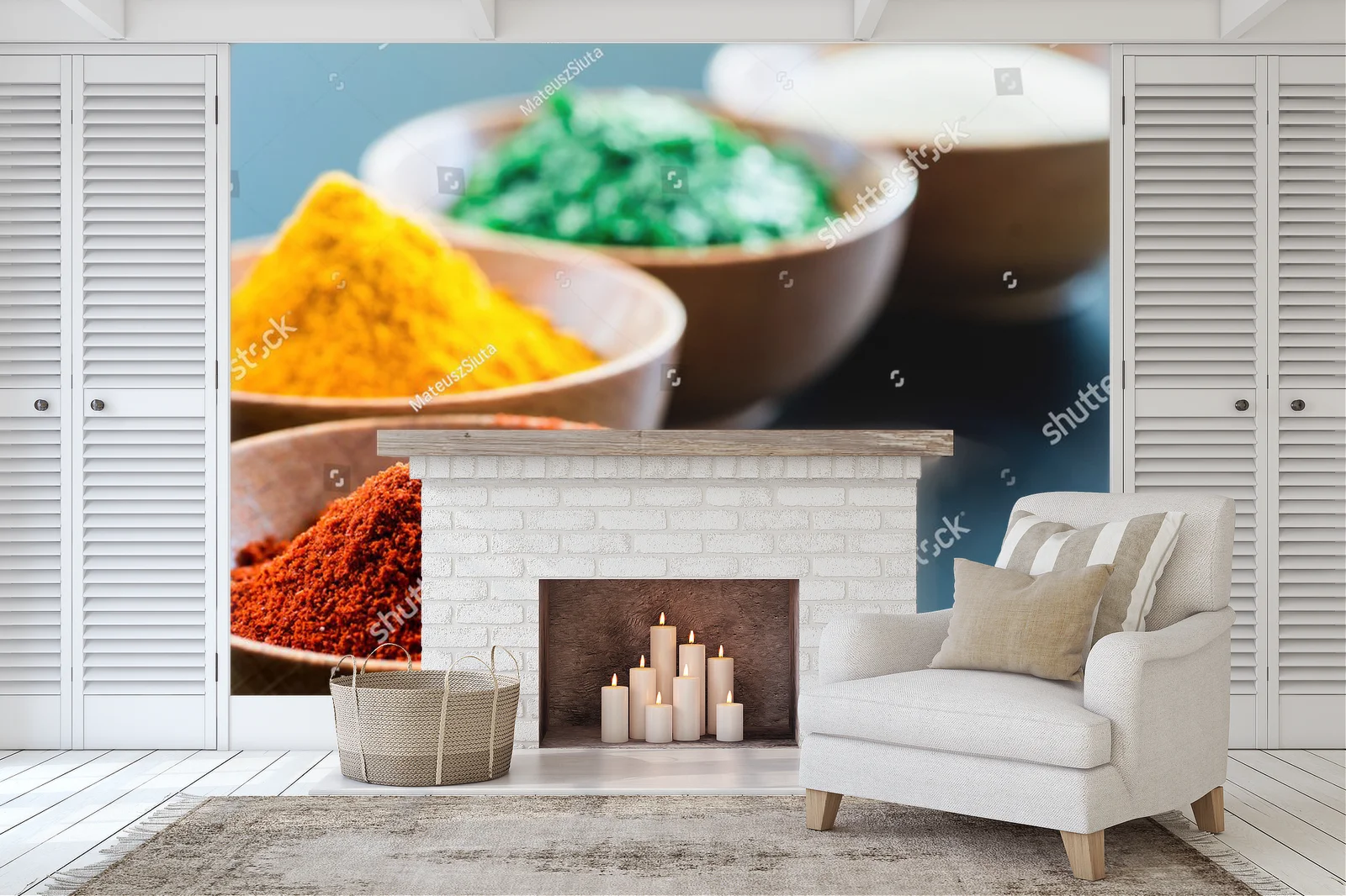 Aromatyczne przyprawy w naturalnych misach