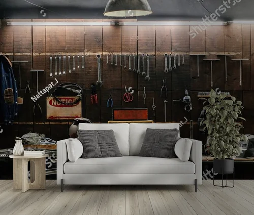 Stara warsztatowa atmosfera w vintage stylu