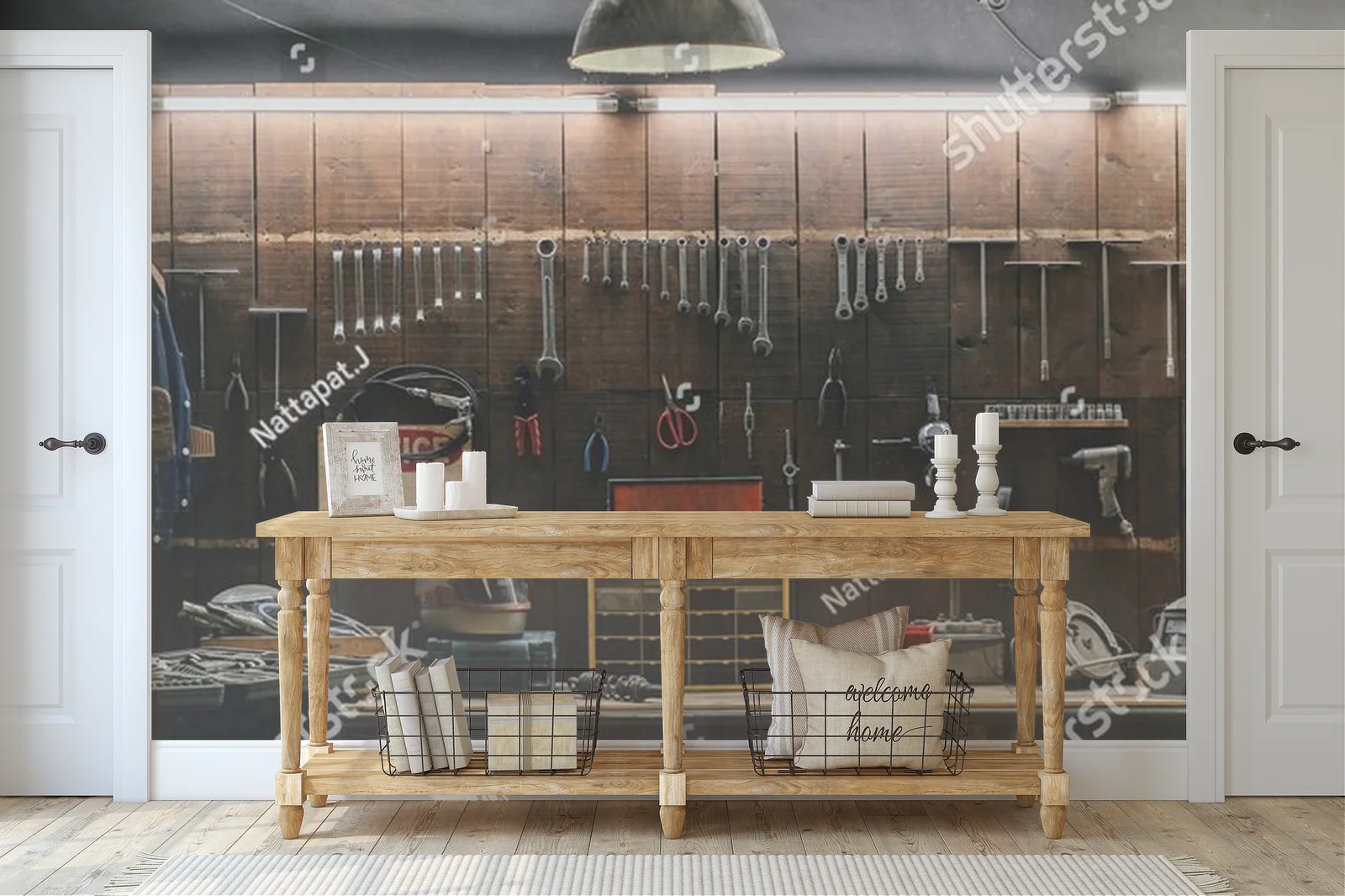 Stara warsztatowa atmosfera w vintage stylu