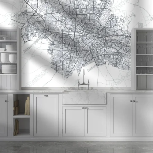Zachwycająca mapa Monachium w eleganckiej aranżacji