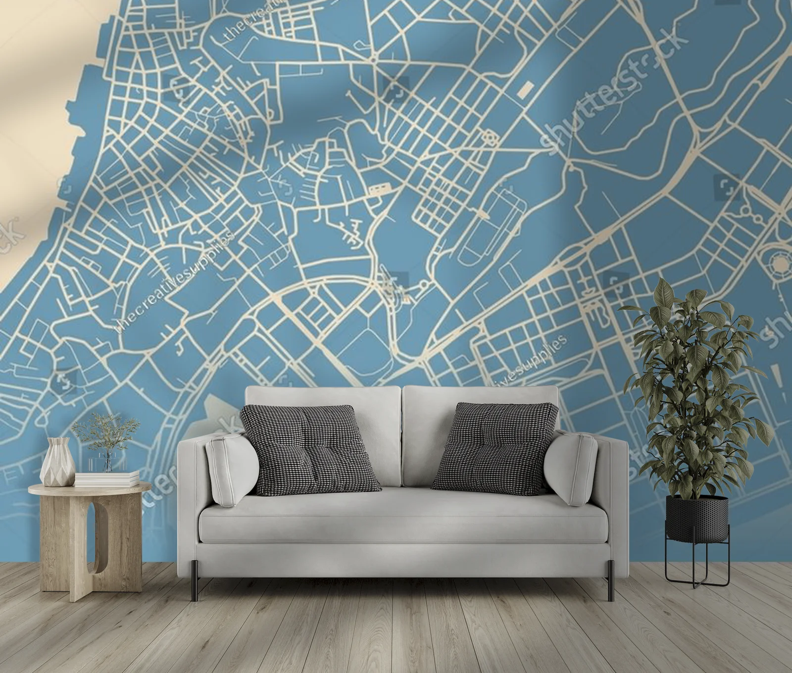Zjawiskowa mapa makau w pastelowych odcieniach