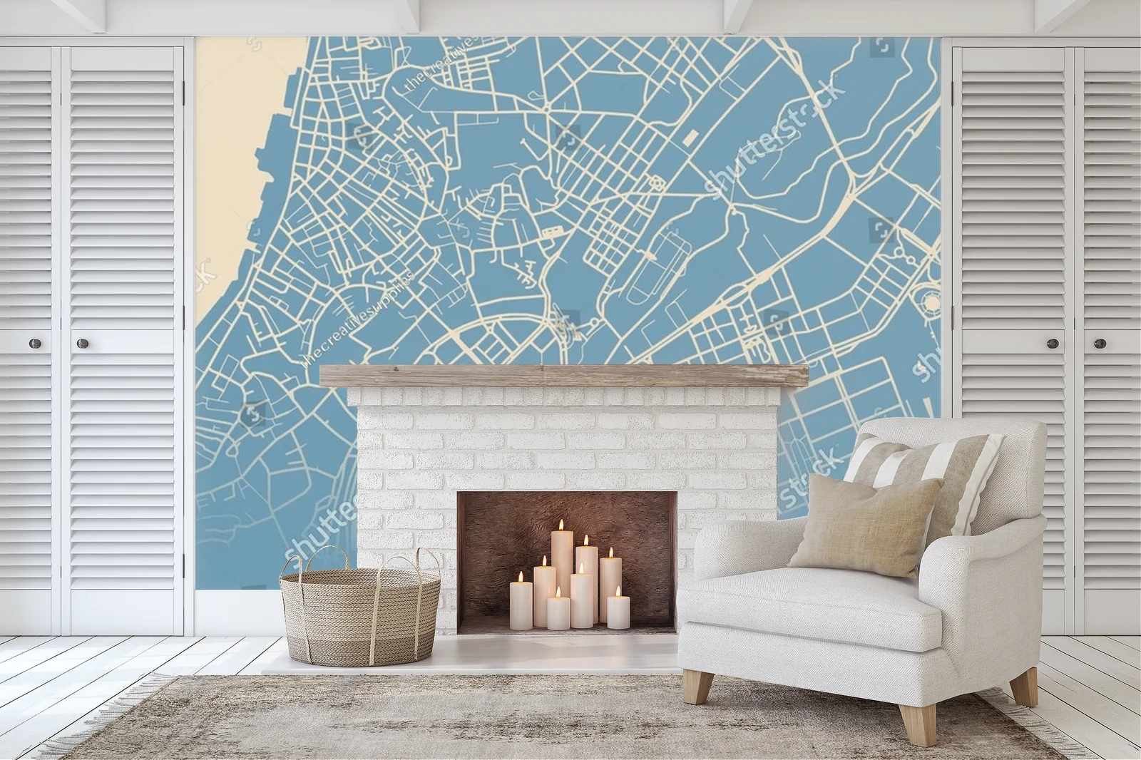 Zjawiskowa mapa makau w pastelowych odcieniach